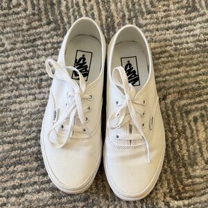 Vans Authentic True White Lace-Up Sneakers